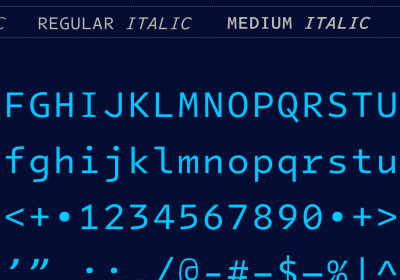 intel fonts