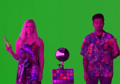 magenta green screen netflix chroma key