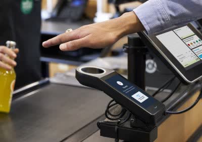 amazon foods retail biometrics whole foods biometric authentication with video