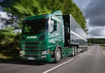 sweden with video scania solar truck