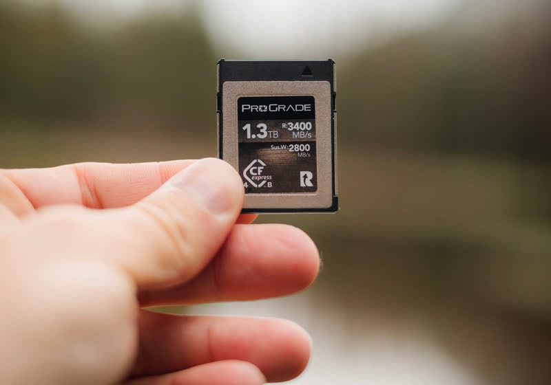 ProGrade unveils 1.3TB CFexpress 4.0 Type B memory card with super