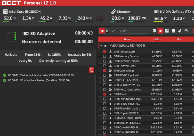Overclocking tool OCCT 12.1 adds new CPU and GPU stress tests