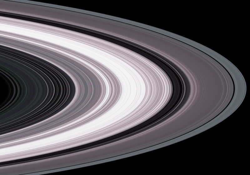 Saturn's rings may be the remnants of two moons that collided | TechSpot