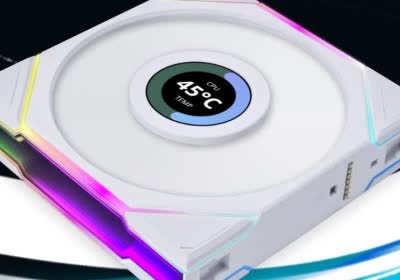 lian lcd lian li cooling case fan with video