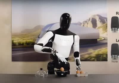 tesla optimus with video