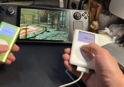 modder ipods steam deck skyrim with video modding ipod