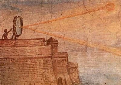 archimedes death ray found science fair