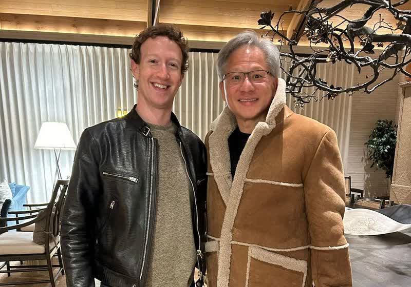 Mark Zuckerberg meets with Nvidia CEO Jensen Huang, calls him the "Taylor Swift of Tech"