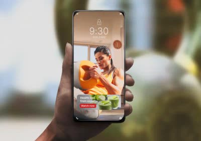 glance motorola verizon android lock screen personalization