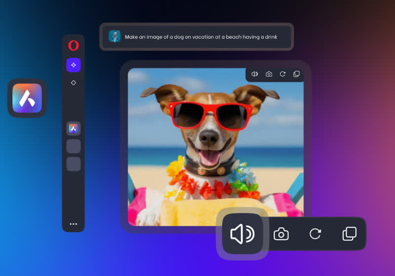 Opera adds Google Gemini to its browser for image generation and voice features