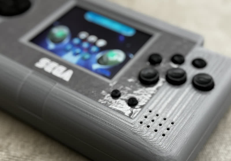 This Saturn handheld borrows heavily from Sega's Project Venus