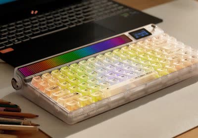 kickstarter mechanical keyboard with video
