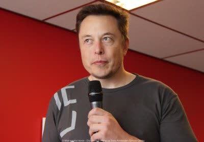 elon musk tesla twitter with video