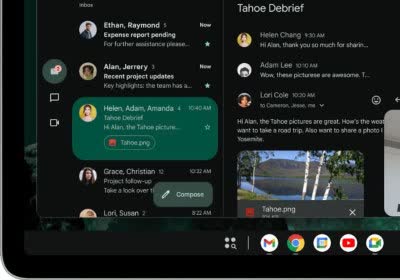 google android apps gui interface desktop mode