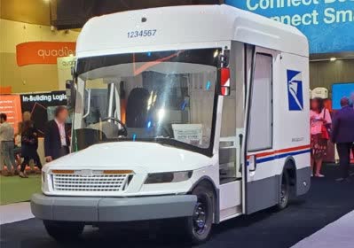 usps electric cars with video