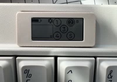 vintage apple oled keyboard retro modding with video