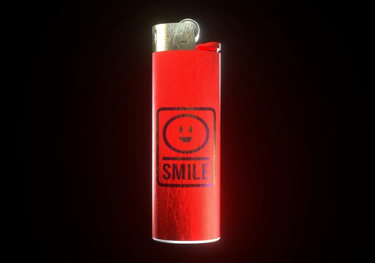 hacker hacking modding with video cigarette lighter smile fire