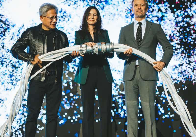 Jensen Huang and the King of Denmark power up 'Gefion' the country's