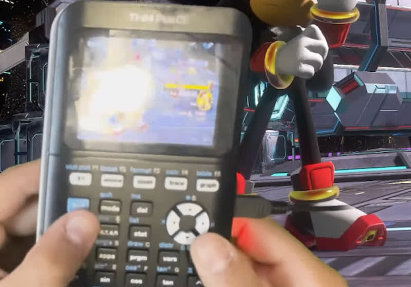 Modder runs Sonic on TI-84 CE graphing calculator, beats two levels at ...