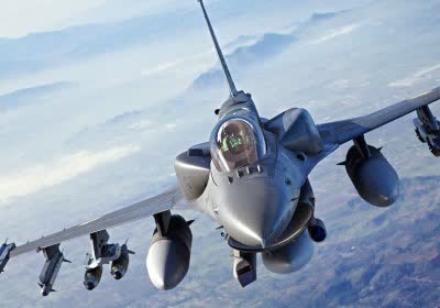spatial f-16 aircraft air force with video