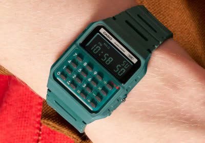 casio retro nostalgia watch calculator with video