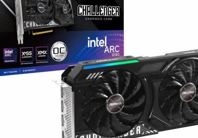 intel arc b580 amazon 12gb gddr6 vram 8ghz intel gpu asrock leak graphics card intel arc battlemage