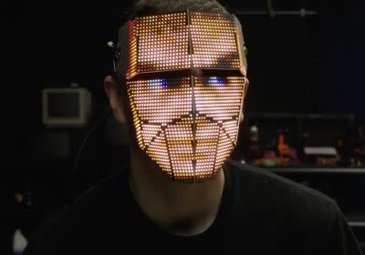 insane diy diy led mask with video