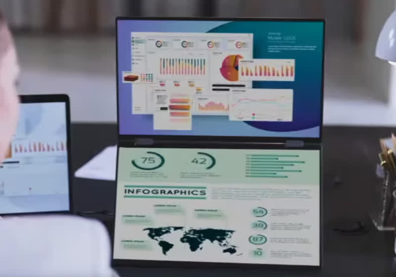 Minisforum unveils innovative portable monitor with dual 1080p screens for $231