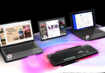 lenovo with video laptop mouse keyboard wireless rollable modular