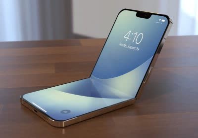 foldable iphone apple mobile thin and light ai