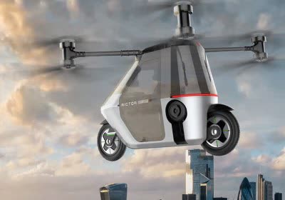 world electric cars flying cars