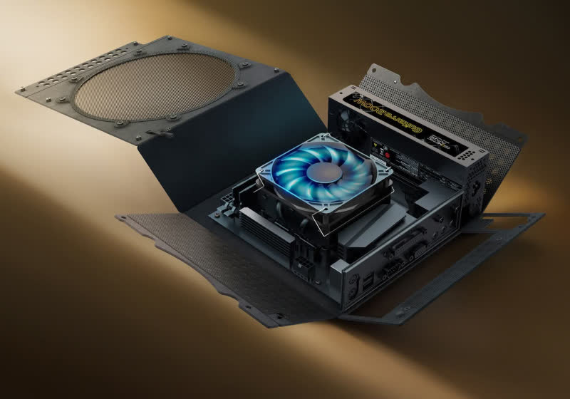 This folding mini-ITX chassis offers users a slick HTPC with easy