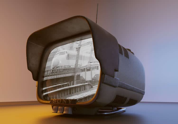 sony tv history transistor