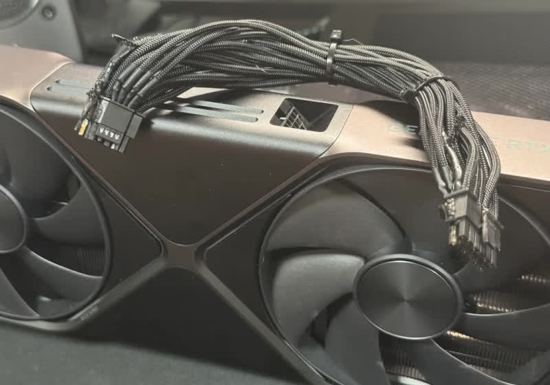 Nvidia RTX 5090 graphics card connector melts, but unofficial cable may be the cause