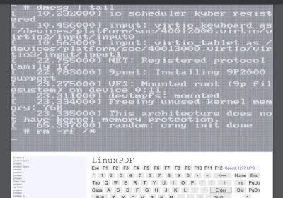 linux pdf with video