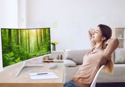 asus air filter monitor display