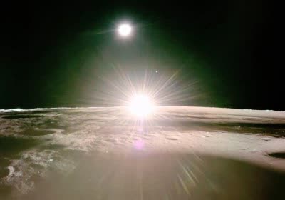 nasa firefly with video moon