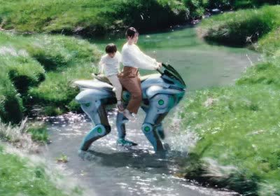 saddle kawasaki hydrogen robots horse with video