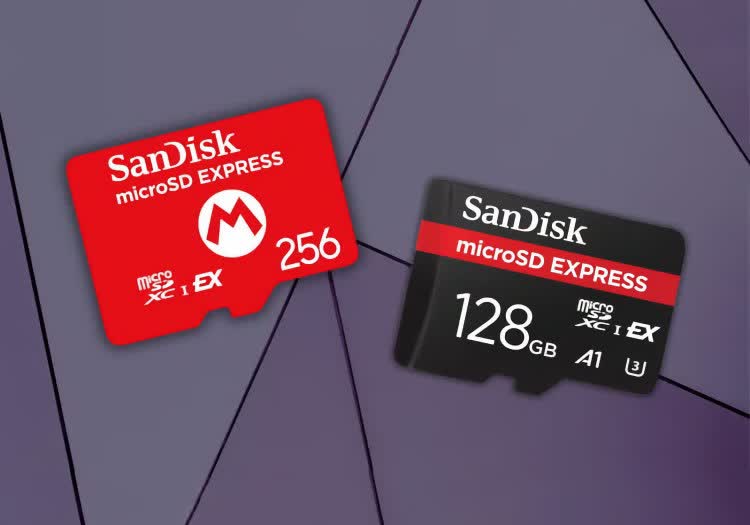 microsd express switch sandisk storage microsd memory card