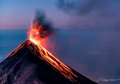 fiber fiber optics iceland volcano magma