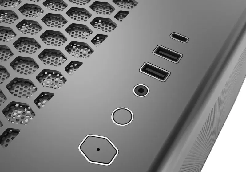 Cooler Master's Elite 600 features a wrap-around tempered glass window, dual 360mm radiator support
