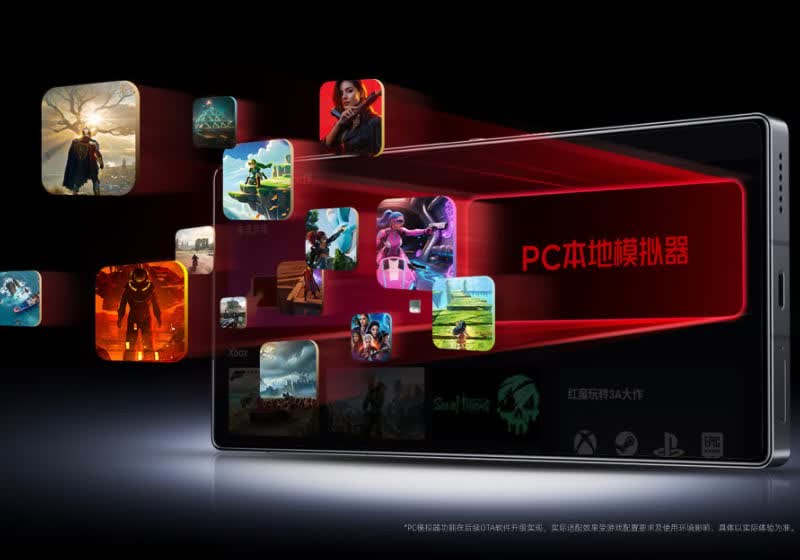 RedMagic 10S Pro phone includes Windows emulation for Steam and Epic PC gaming