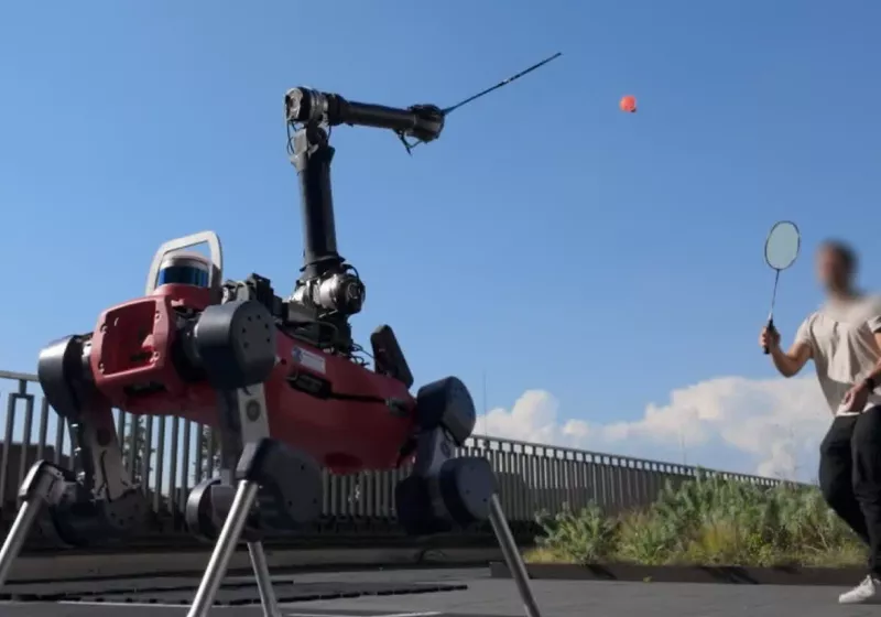 Researchers teach robot to play badminton using Nvidia RTX machine learning