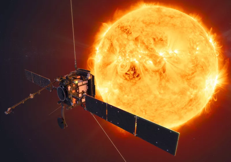 Solar Orbiter sends back first live observations from the Sun's south pole