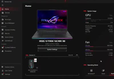 asus armoury crate