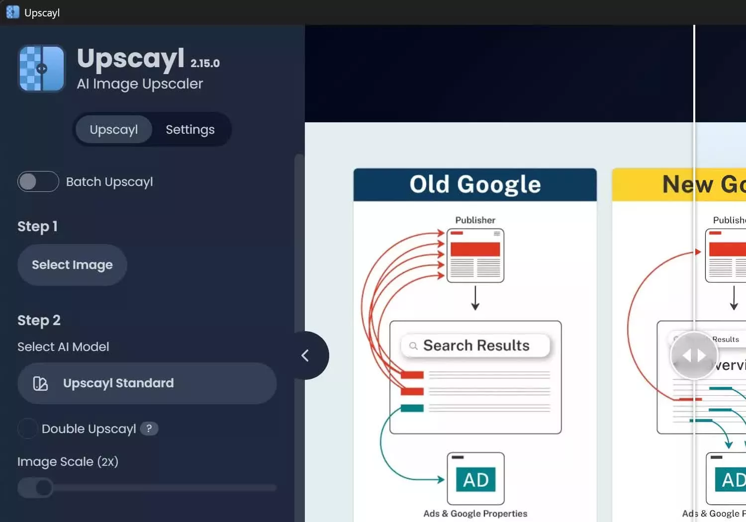 Upscale your images for free with Upscayl