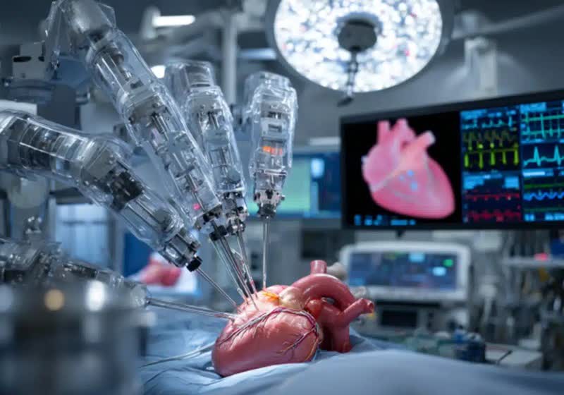 US surgeons complete first-ever heart transplant using robotics