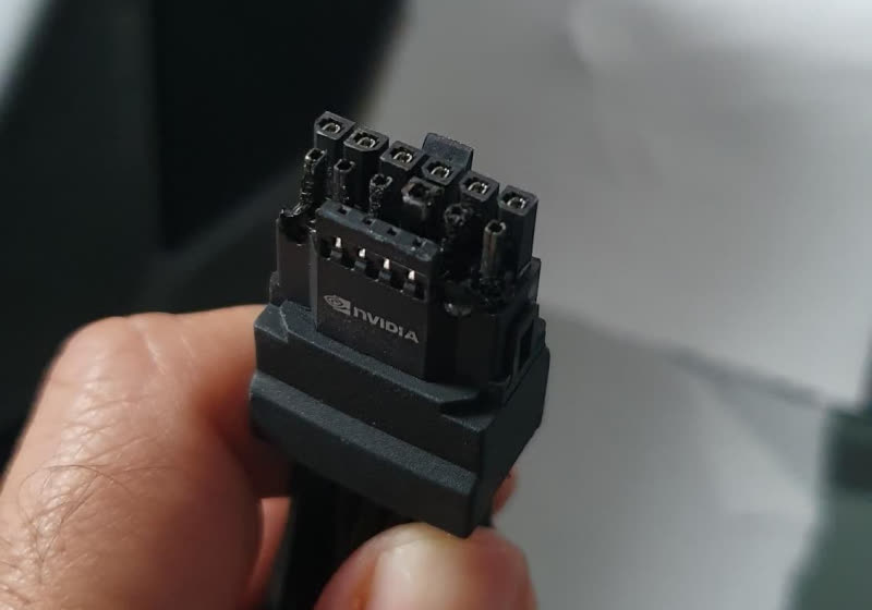 RTX 5090 cable melts while playing Wuchang: Fallen Feathers, despite proper seating claims