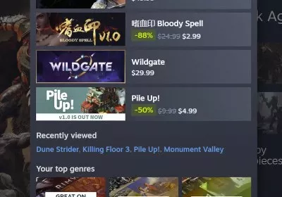 steam beta updates interface