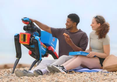 domino united kingdom robots boston dynamics dominos spot with video